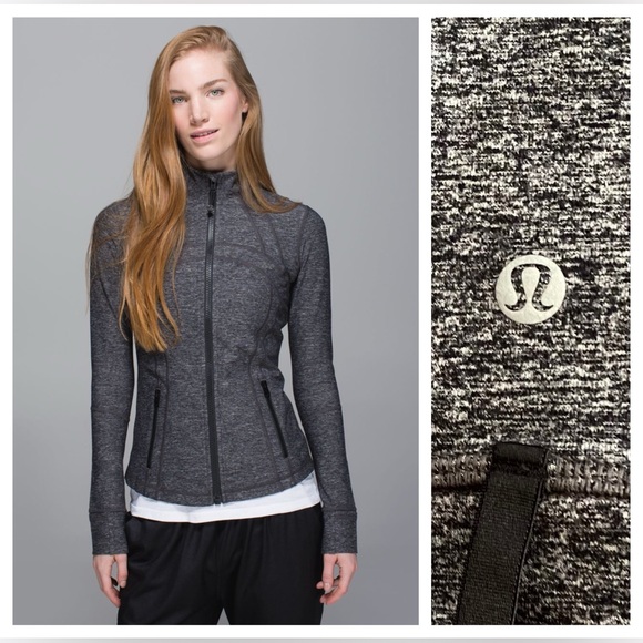 Lululemon Heathered Black Define Jacket 12 - Picture 1 of 15